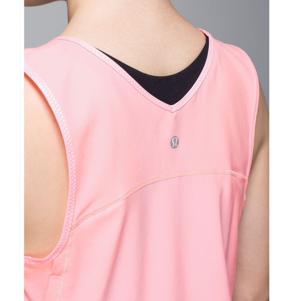 Lululemon Run: Split Singlet Hi Low Side Split Ta… - image 4